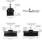 Drill Brush Power Scrubber By Useful Products 5 in W 5 in L Brush, Black K-S-542-QC-DB - alternate 7